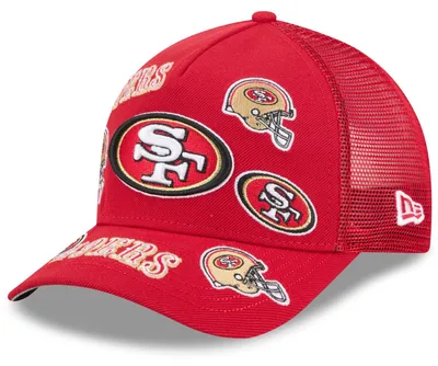 Produktbild von New Era 9Forty Trucker Cap PATCHES San Francisco 49ers rot