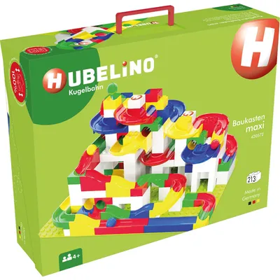 Zdjęcie produktu dla Hubelino Big Building Box, Zjeżdżalnia dla szklanych kulek, 4 lat(a), Tworzywo sztuczne ABS, 213 szt.