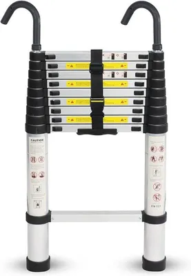 Obrázok produktu pre Hliníkový teleskopický rebrík pre súkromné aj komerčné použitie – nosnosť max. 150 kg