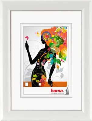 Produktbild von Hama "Malaga" 13 x 18 cm, Kunststoff, Weiß, 9 x 13 cm, 130 mm, 180 mm, 215 mm
