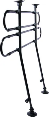 Produktbild von Famanu Hunde-Gitter Auto verstellbar 85-140 cm Breite, 75-110 cm Höhe, schwarz