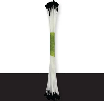 Produktbild von JEM Deko Kugel Blütenpollen Schwarz Medium 50Stk.