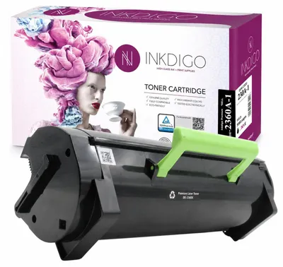 Produktbild von Inkdigo Toner 593-11165 für Dell B2360d, B2360dn, B3460dn, B3465dnf – Schwarz, 2500 Seiten,, KI-generiertes Bild