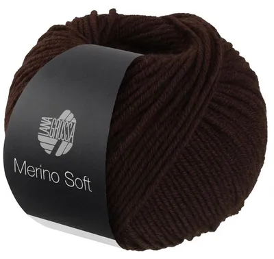Produktbild von Lana Grossa - Merino Soft 0019 dunkelbraun