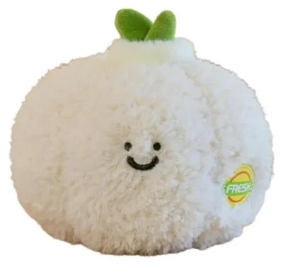 Productafbeelding van Pluche knoflook, 20 cm, ideaal om mee te spelen en te knuffelen