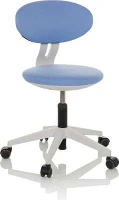 Produktbild von hjh OFFICE Kinderdrehstuhl MINIMOVO Schreibtischstuhl für Kinder höhenverstellbar ohne Armlehnen Stoff