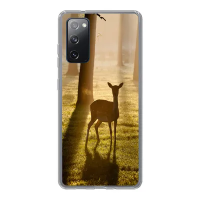 Produktbild von MuchoWow® Handyhülle Schutzhülle Hülle für Samsung Galaxy S20 FE Hirsche - Sonne - Bäume Silikon Softcase Handy Hülle - Abdeckung