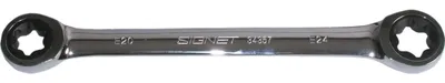 Produktbild von KS TOOLS GEARplus Torx-E-Doppel-Ratschenringschlüssel E20xE24 - 503.4357