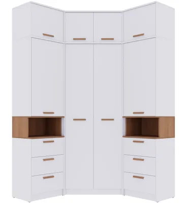 Produktbild von Mehrzweckschrank-Set Grant Set 14N Garderoben-Set Schlafzimmer-Set