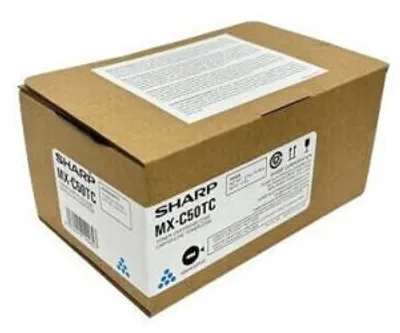 Immagine prodotto di Cartuccia toner ciano Sharp MX-C50TC, resa di 13.000 pagine, compatibile con Sharp MX-C407F/MX-C507F