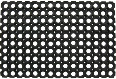 Produktbild von Fußmatte Schmutzfangmatte Fußabtreter Türmatte schwarz 50 x 100 cm