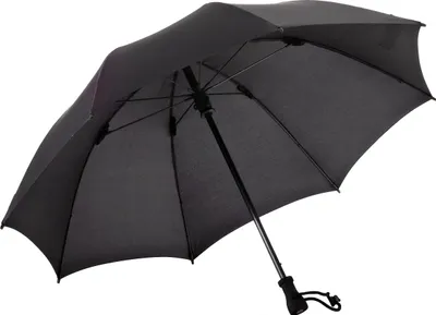 Produktbild von EuroSCHIRM Birdiepal outdoor, Volle Größe, Regenschirm, Rund, Schwarz, Fiberglas, Polyamid