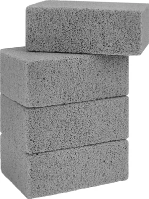 Obrázok produktu pre Krumble čistiaci kameň na gril - Brúsny kameň - Čistenie - Čistenie grilu - Príslušenstvo na grilovanie - 4 kusy - 7 x 10 x 4 cm (dxšxv)