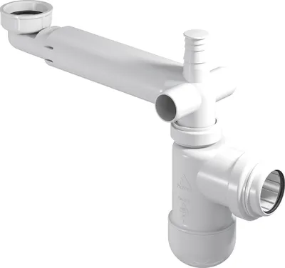 Produktbild von Raumsparsiphon für Aufsatzwaschbecken
