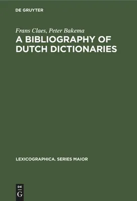 Produktbild von A Bibliography of Dutch Dictionaries
