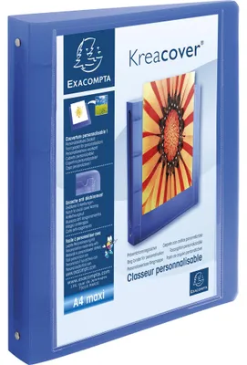 Image de Exacompta 15x Classeur 4 anneaux 30mm PP 7/10e A4 maxi Couleurs assorties 51769E