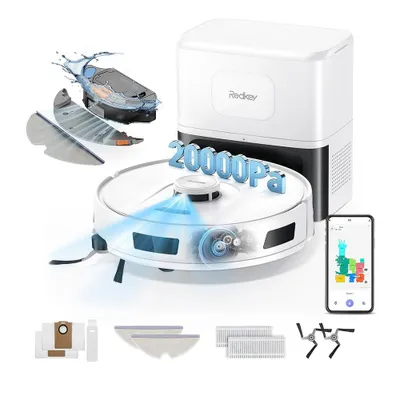 Produktbild von Staubsauger Roboter R11 mit 20000Pa Saugkraft, Wischfunktion, 200min Laufzeit, LDS-Navigation, All-in-1-Entleerungsstation und Anti-Wickel-Bürste