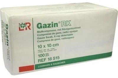 Imagen del producto de Compresas no estériles Gazin, tamaño 10x10 cm, 100 unidades