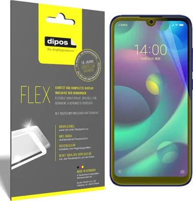 Produktbild von 3x Xiaomi Mi Play Schutzfolie Folie, 100% Displayabdeckung, dipos Flex