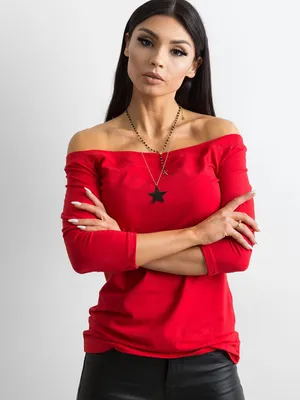 Produktbild von Basic Feel Good Langarm-T-Shirt für Frauen Falagi rot S