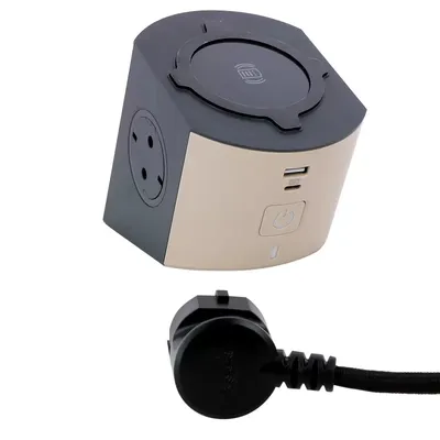 Zdjęcie produktu dla Gniazdo CORNER 2X2P+E USB LEGRAND