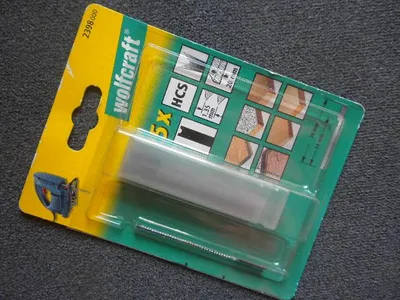 Produktbild von WOLFCRAFT 2398000 Stichsägeblätter 5er Set Holz Kunststoff