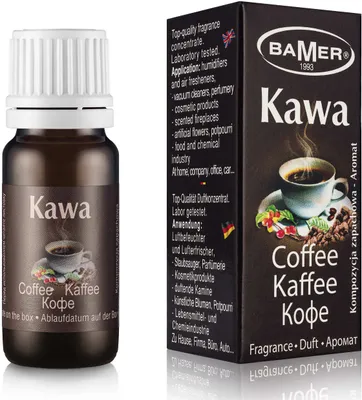 Produktbild von BAMER | Vonný olej v sklenenej fľaštičke 7 ml - kávová príchuť - izbová vôňa a aromaterapia - ideálny na vonné tyčinky, masážne prísady