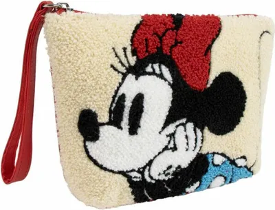 Immagine prodotto di Kosmetyczka Minnie Mouse z zamkiem błyskawicznym, 100% poliester, 22x14x6 cm