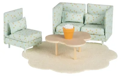 Productafbeelding van Lundby Set: Woonkamer (lichtgroen)