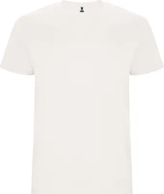 Produktbild von Roly CA6681 | Stafford T-Shirt - Doppellagiger Rundhalskragen - Farbe: Vintage White 132 - Größe: 3XL
