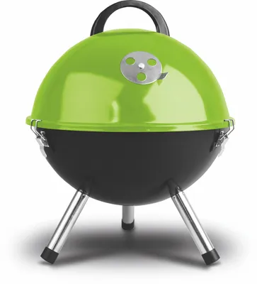 Obrázek produktu pro FIELDMANN FZG 1000G Stolní gril na uhlí, velikost grilu 35,5 cm, velikost ohniště 34 cm, grilovací plocha 22 cm, chromový rošt, víko