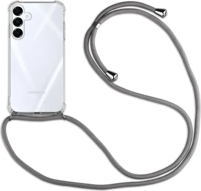 Produktbild von Handykette für Samsung Galaxy A16 Handyhülle mit Band Hülle in Grau