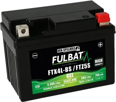 Obrázok produktu pre FULBAT Gélový akumulátor FTX4L-BS / FTZ5S SLA (YTX4L-BS / YTZ5S SLA)