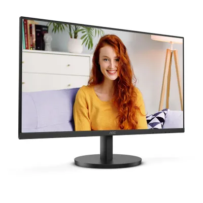 Produktbild von AOC Basic-line 27B3HMA2 - B3 Series - LED-Monitor - 68.6 cm (27") - 1920 x 1080 Full HD (1080p) @ 100 Hz - VA - 250 cd/m² - 4000:1 - 4 ms - HDMI, VGA - Lautsprecher - Schwarz