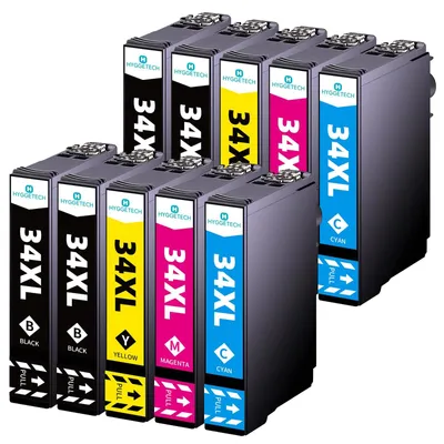 Obrázek produktu pro Sada 10 kompatibilních inkoustových kazet pro tiskárny Epson 34XL