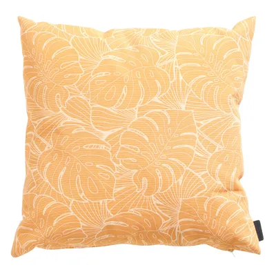 Obrázek produktu pro Polštář dekorační 45 x 45 cm Palm yellow OXFORD OUTDOOR žlutý se vzorem