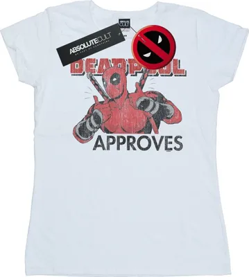 Produktbild von Marvel - "Approves" T-Shirt für Damen BI18272 (M) (Weiß)