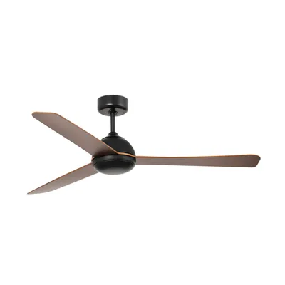 Obrázok produktu pre Energeticky úsporný stropný ventilátor s diaľkovým ovládaním Grid Black 132 cm