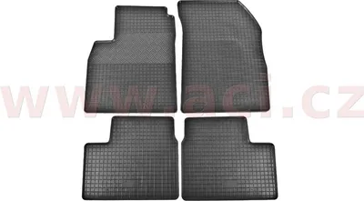 Obrázok produktu pre gumové koberečky černé (sada 4 ks) 3334X12
