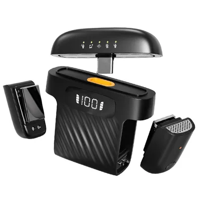 Produktbild von Wireless Lavalier Mikrofon – Magnetisch, 15h Akku, 32kHz/16bit, EQ & Reverb, 20m Reichweite, 3 EQ & Reverb