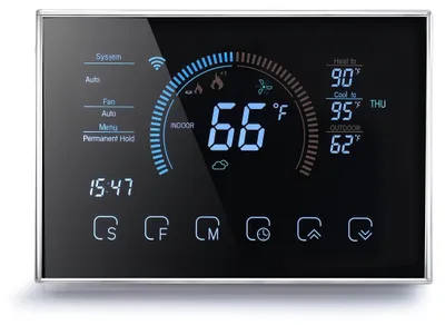 Smart Thermostat für Wärmepumpe, WiFi, programmierbar, mit Konverter