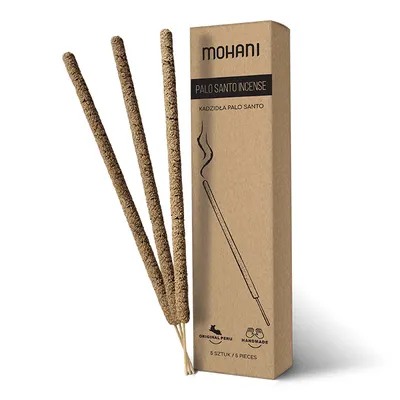 Zdjęcie produktu dla KADZIDEŁKA SŁUPKOWE PALO SANTO (5 szt.) 21 g - MOHANI