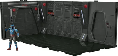 Obrázek produktu pro Star Wars: The Mandalorian Vintage Collection Imperial Light Cruiser Moff Gideon's Hallway s figurkou mandalorianského vojína 10 cm