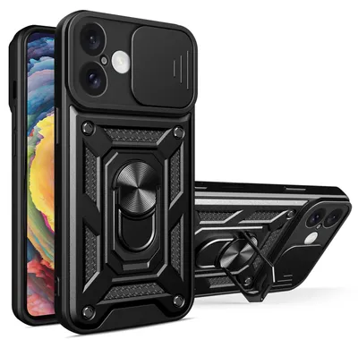 Zdjęcie produktu dla Nakładka Defender Slide Do Iphone 16 6,1" Czarna