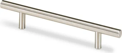 Produktbild von Möbelgriff Hale Stahl Edelstahl Optik gebürstet 184 Ø 12 mm
