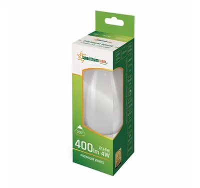 Immagine prodotto di LED E14 4W 230V AC Bianco caldo FILAMENTO COG 400 Lumen 300°