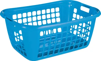 Produktbild von Sunware Wäschekorb Basic 79L blau 65 x 45 x 27 cm