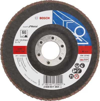 Produktbild von Fächerschleifscheibe X551 Expert for Metal, gerade, 125 mm, 60, Glasgewebe