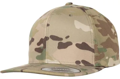 Productafbeelding van FLEXFIT 6089MC | Klassieke snapback pet, Multicam camouflage, ton-sur-ton snapsluiting - Kleur: Multicam - Maat: One size (één maat)