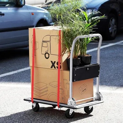 Produktbild von Famanu Transportwagen Plattformwagen - geluidsarme Trolley 150 kg